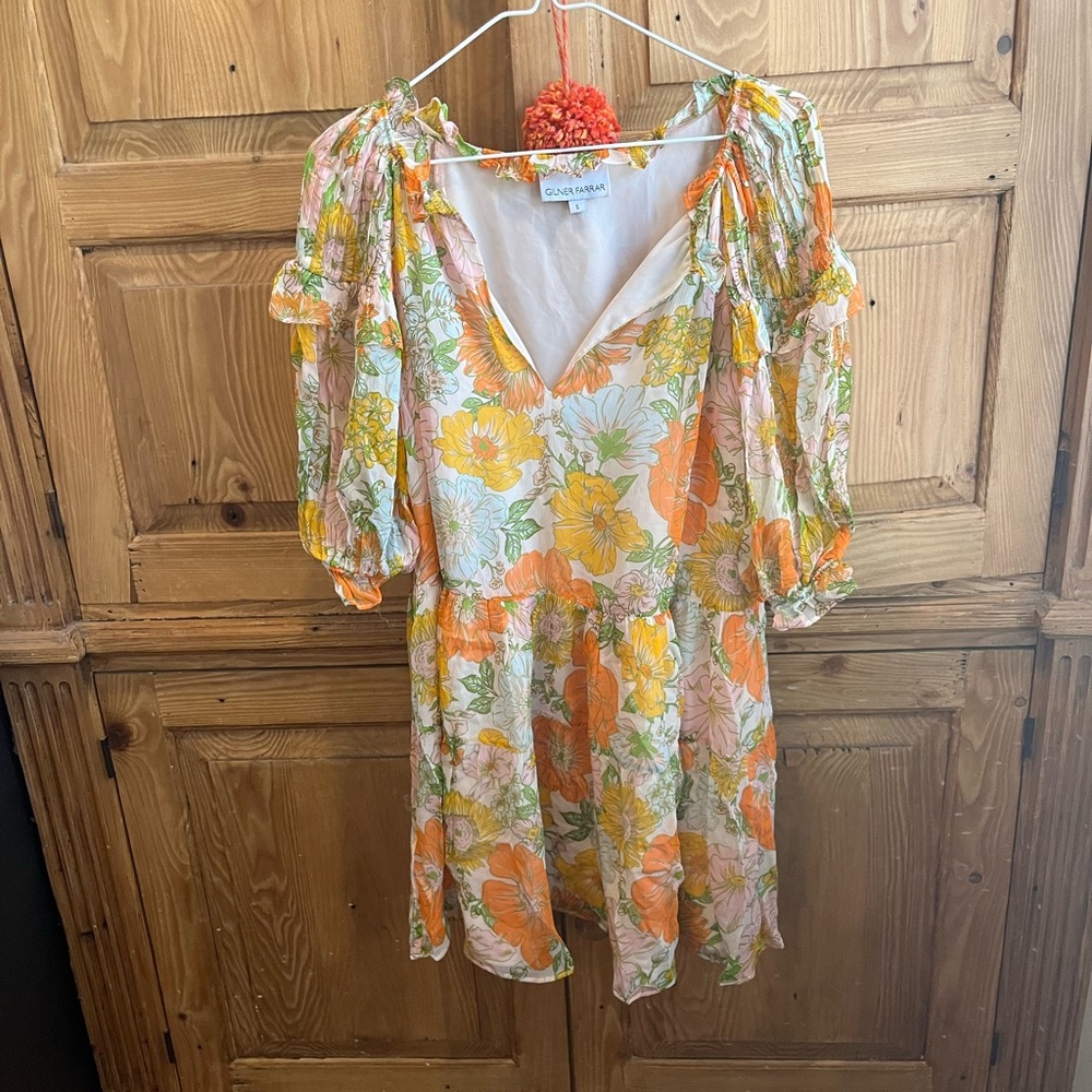 gilner farrar floral dress